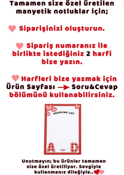 Yaz Sil Kişiye Özel Kalpli Shopping List Manyetik Buzdolabı Planlayıcı Buzdolabı Notluk Notluk fiyatları