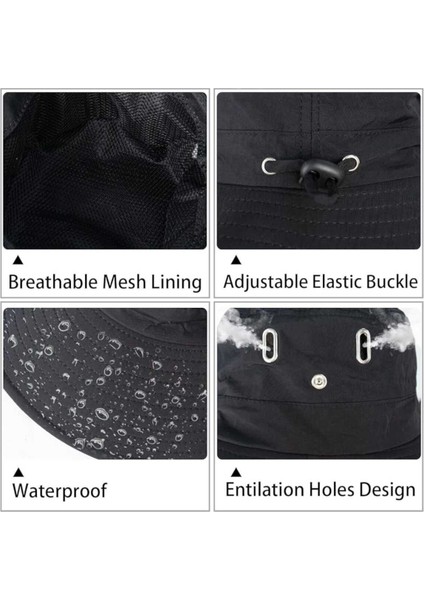 Unisex Uv Korumalı Su Geçirmez Yazlık Safari Şapka fırsatları