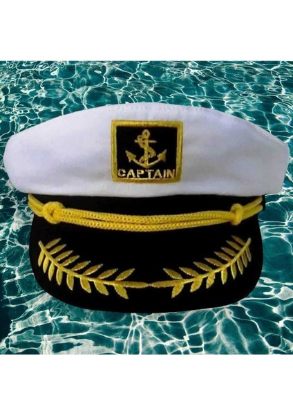 Unisex Denizci Kaptan Şapka