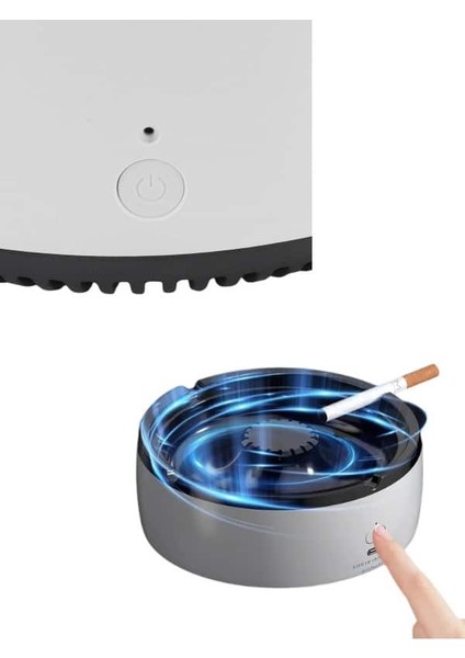 Hs-28 Elektrikli Küllük | Duman Emici, Sessiz Fanlı, USB Şarjlı Akıllı Kül Tablası modelleri