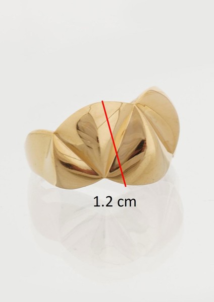 Geometrik Tasarım Altın Yüzük / 22 Ayar fırsatları