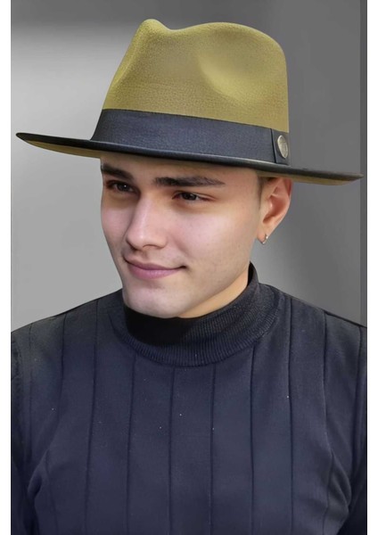 Erkek Panama Kaşe Biyeli Fötr Şapka indirimleri