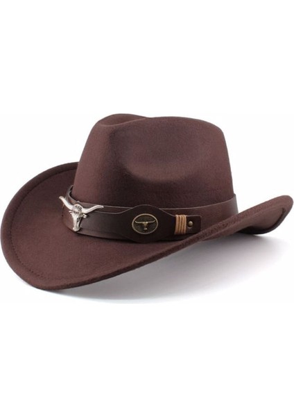 Unisex Kovboy Fötr Şapka Kovboy Şapkası Kovboy Şapka modelleri