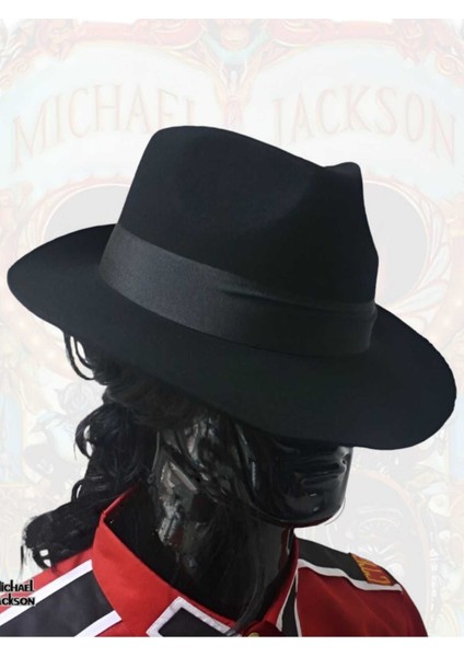 Unisex Michael Jackson Kaşe Fötr Şapka modelleri