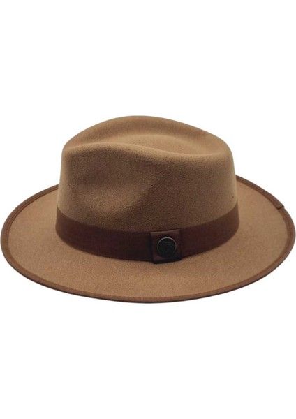 Erkek Panama Kaşe Biyeli Fötr Şapka fırsatları