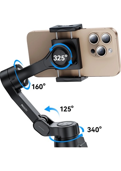 Akıllı Telefon Görüntü Sabitleyici Yapay Zeka Görüş Sensörlü Profesyonel Gimbal Stabilize Bt Combo fiyatları