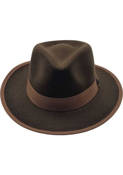 Erkek Panama Kaşe Biyeli Fötr Şapka modelleri