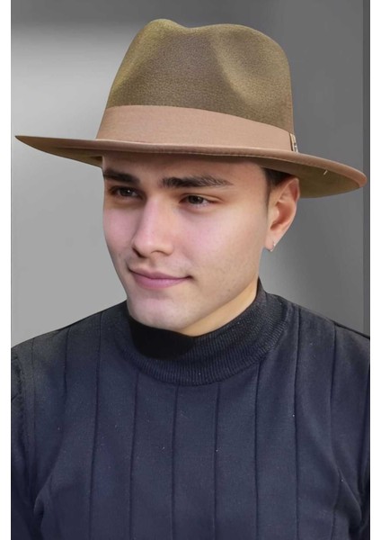 Erkek Panama Kaşe Biyeli Fötr Şapka indirimleri