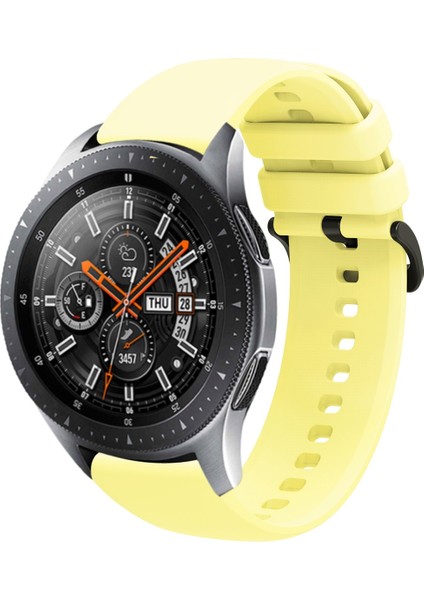 Garmin Venu 2 ile Uyumlu Yumuşak Dokulu Soft Renk Silikon Kordon Kayış