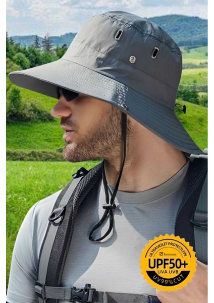 Unisex Uv Korumalı Geniş Kenarlı Katlanabilir Safari Outdoor Boonie Yürüyüş ve Plaj Şapkası fiyatları