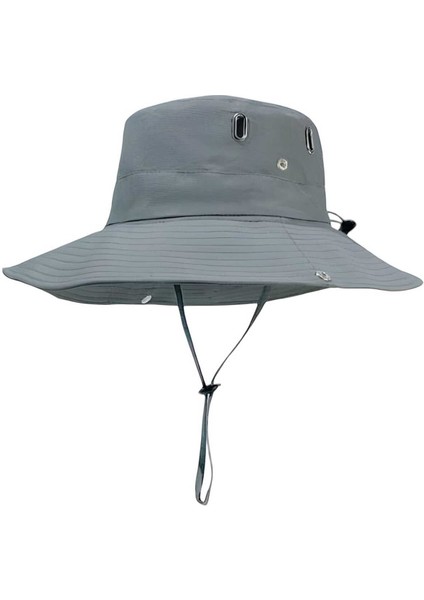 Unisex Uv Korumalı Geniş Kenarlı Katlanabilir Safari Outdoor Boonie Yürüyüş ve Plaj Şapkası indirimleri