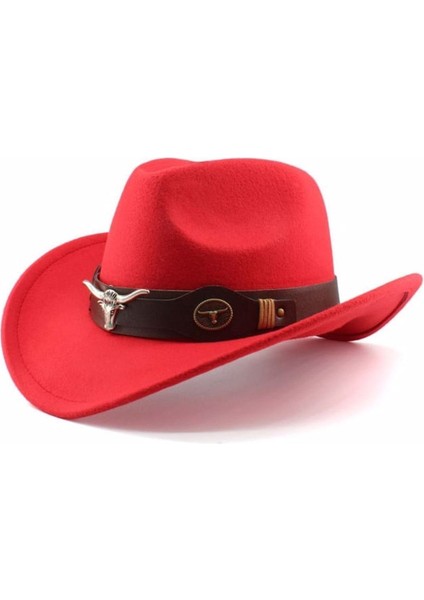 Unisex Kovboy Fötr Şapka Kovboy Şapkası Kovboy Şapka modelleri