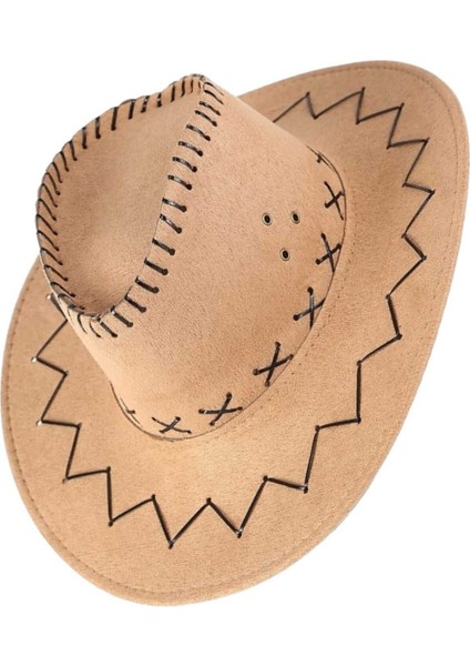 Unisex Nubuk Kovboy Şapkası