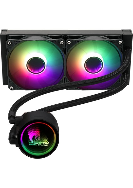 Glacier 240 Eco-Argb Sıvı Soğutucu 2x120 mm 2 Yıl Green garantisi