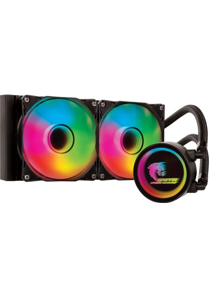 Glacier 240 Eco-Argb Sıvı Soğutucu 2x120 mm 2 Yıl Green garantisi fiyatları