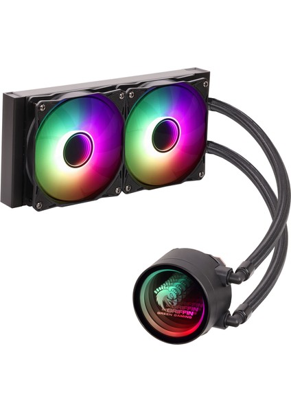 Glacier 240 Eco-Argb Sıvı Soğutucu 2x120 mm 2 Yıl Green garantisi fırsatları