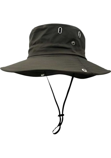 Unisex Uv Korumalı Geniş Kenarlı Katlanabilir Safari Outdoor Boonie Yürüyüş ve Plaj Şapkası indirimleri