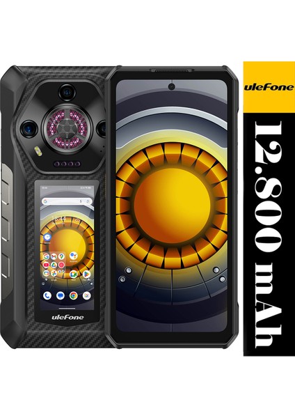 Armor 30 Pro Android 14 12800mAh Çift Ekranlı AI Destekli 16GB RAM+512GB 6.95'' Cep Telefonu (Ulefone Türkiye Garantili)