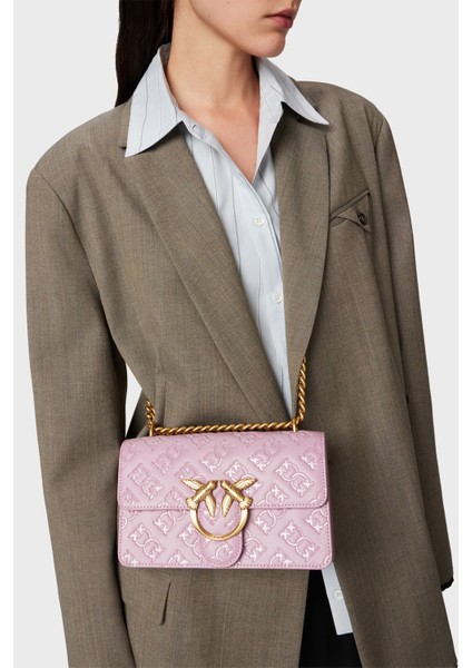 Kabartmalı Logo Baskılı Ayarlanabilir Askılı Çanta Bayan Çanta 100074 A1YB N46Q fiyatları