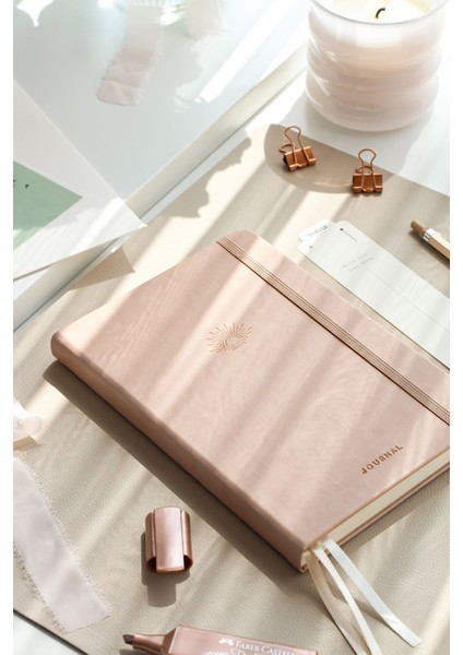 A5 Bullet Journal Noktalı Defter 140 Gr. 80 Yaprak Cappuccino