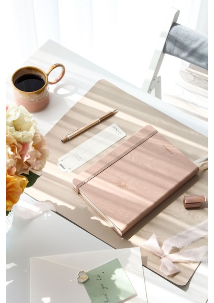 A5 Bullet Journal Noktalı Defter 140 Gr. 80 Yaprak Cappuccino