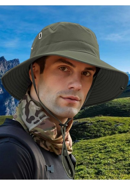 Unisex Uv Korumalı Su Geçirmez Yazlık Safari Şapka