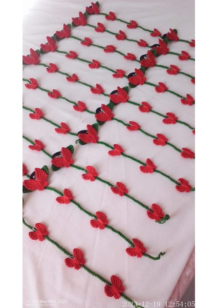 Kelebek Örgü Toka 2'li