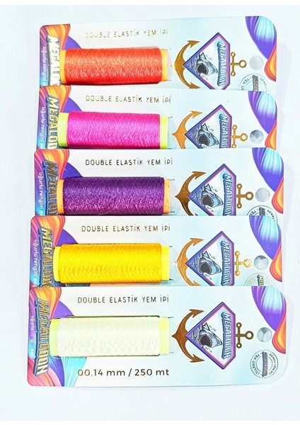 Double Elastik Yem Ipi 5 Adet