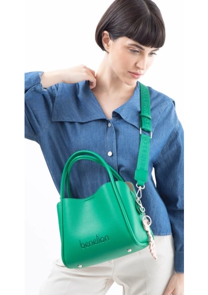 Kadın Çapraz ve El Çanta BNT 1503 - Yeşil