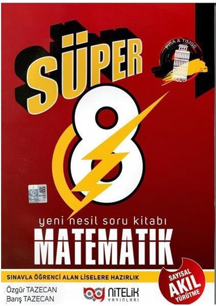 8.Sınıf Matematik Süper Sayısal Akıl Yürütme Soru Kitabı