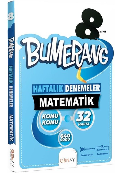 8.Sınıf Matematik Bumerang Haftalık Deneme