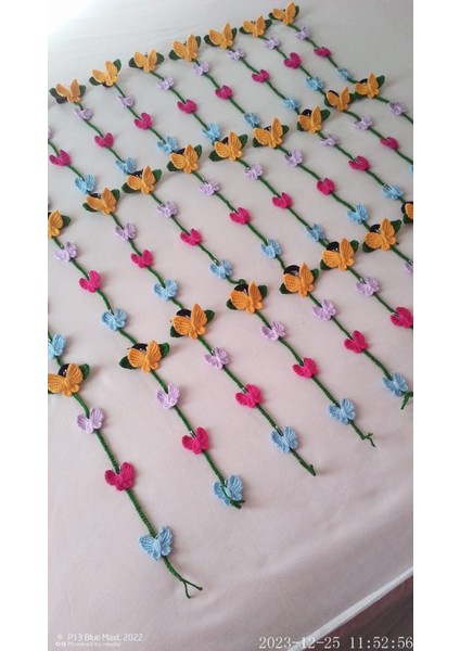 Kelebek Örgü Toka 2'li