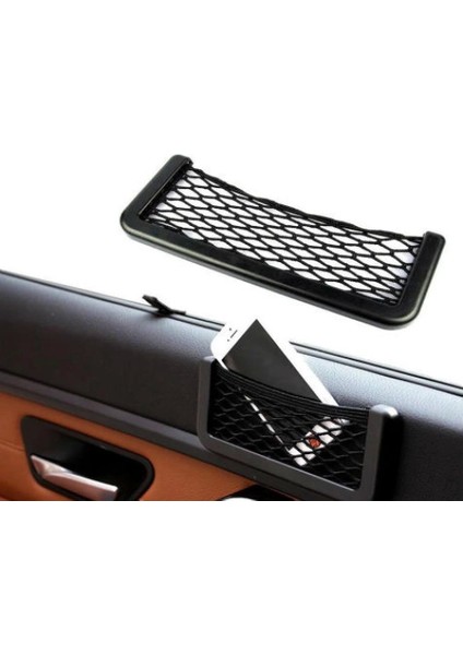 Telefon Tutucu Torpidoya Yapışan File 15*8 cm (336336)