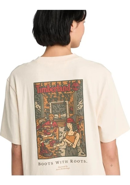 Washed Boot Lab Back Graphic Tee modelleri