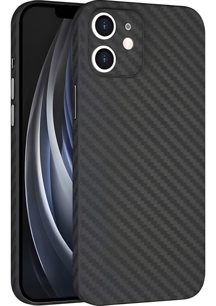 iPhone 12 Kılıf ​​​​​şık Karbon Fiber Tasarım Kılıf