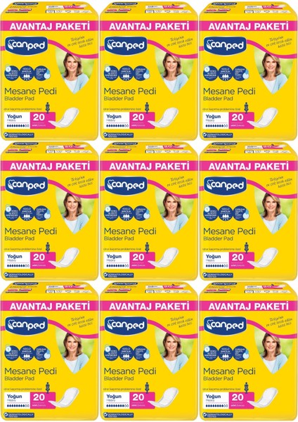 Mesane Pedi Avantaj Pk Klasik L-Büyük Boy Yoğun 180 Adet