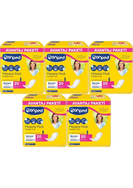 Mesane Pedi Avantaj Pk Klasik M-Orta Boy Normal 100 Adet