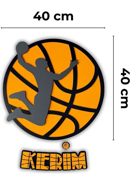 Kişiye Özel Isimli Ahşap Mdf Basketbol Duvar Dekoru | Sporcu Temalı Basketbol Oynayan Oyuncu Desenl fiyatları