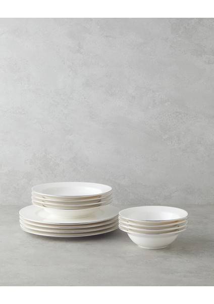 Parma Porselen Yemek Takımı 12 Parça 4 Kişilik Silver fiyatları