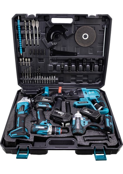 Chelikbei Beşli Set MK350 (Power Bank LED 13MM Ç.mandren+S.sıkma+Ş.spral+Ş.hilti) fırsatları