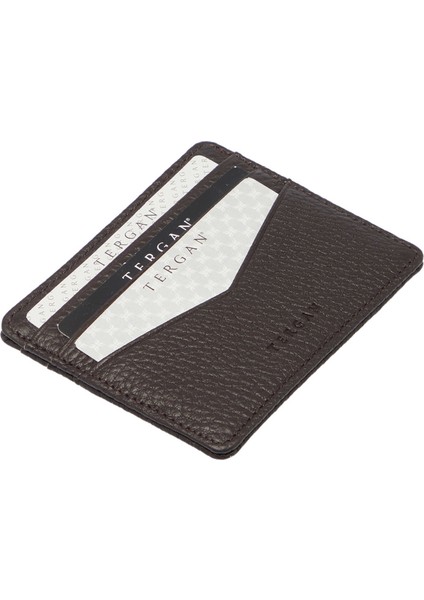 Kahve Hakiki Deri Unisex Kredi Kartlık - S1KK00001665-T0Y