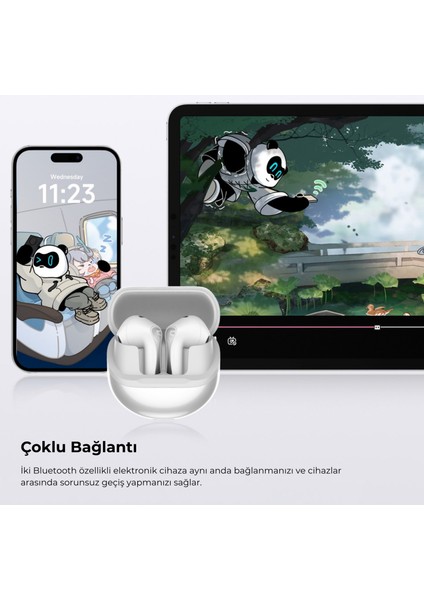 Air 5 TWS Bluetooth 5.4 Kablosuz Kulaklık - Hibrit ANC - Hi-Res ve Snapdragon Sound (Resmi Distribütör Garantili) fırsatları