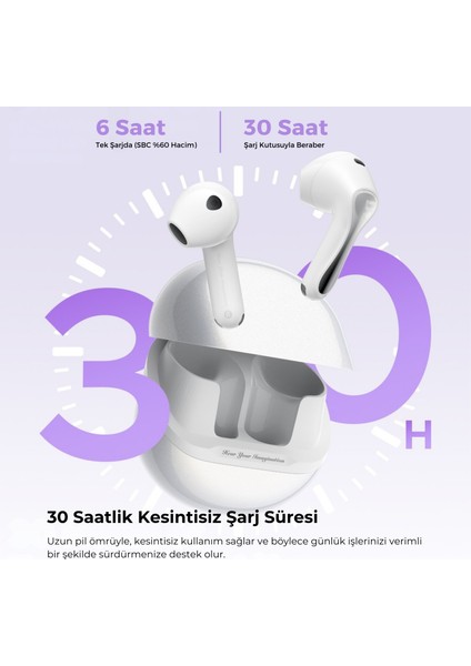 Air 5 TWS Bluetooth 5.4 Kablosuz Kulaklık - Hibrit ANC - Hi-Res ve Snapdragon Sound (Resmi Distribütör Garantili) indirimleri