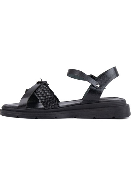 Hakiki Deri Kadın Sandalet DG6054 indirimleri