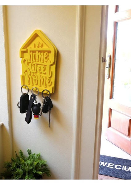 Anahtar Askılığı - Duvar Anahtarlığı - Dekoratif Anahtar Askısı - Duvar Organizeri