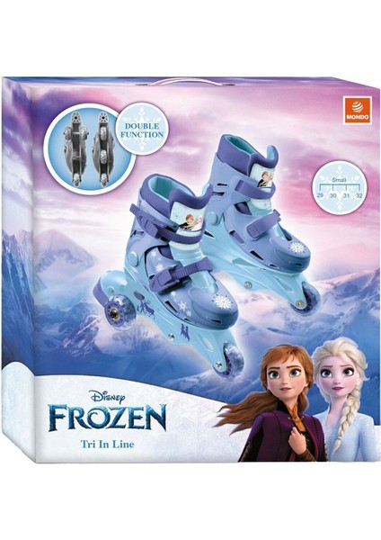 Karlar Ülkesi Frozen Elsa Anna Paten 29-32 Beden Alıştırma ve Normal Kullanım 2in1 modelleri