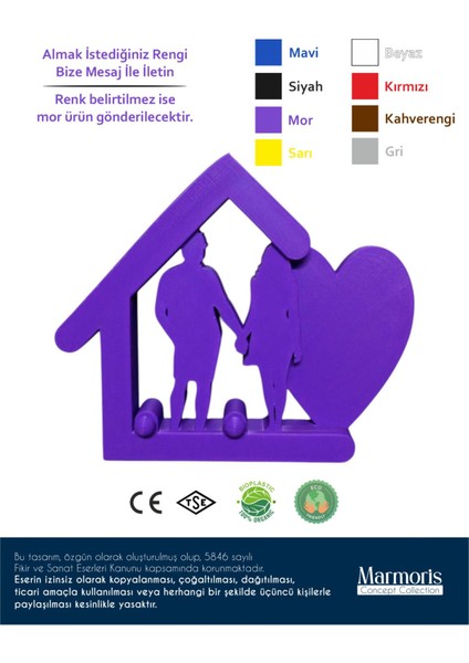 Aşk Temalı Anahtar Askılığı - Çiftler Için Anahtar Askılığı - Duvar Anahtar Askılığı fiyatları