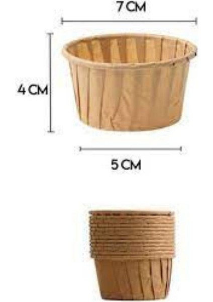 Kraft Muffin Kek Kalıbı 50'li