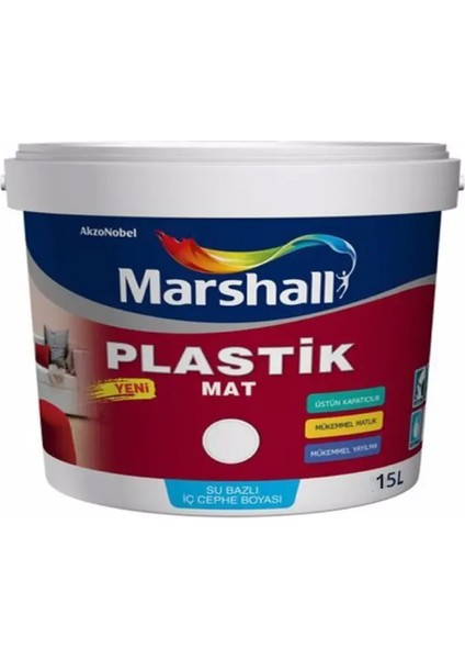 Plastik Mat Iç Cephe Boyası Serap 15 Lt (20 Kg)