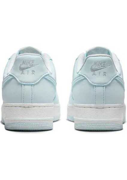 Air Force 1 Af1 07 Next Nature Leather Sneaker White Blue Hakiki Deri Günlük Spor Ayakkabı Beyaz Mavi fırsatları